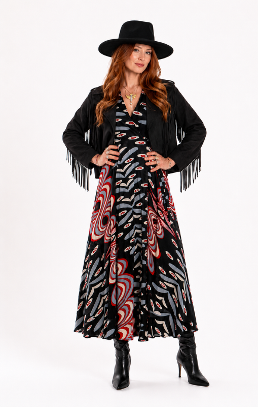 Orion wrap dress cienna princess bazaar LR-54-ORN