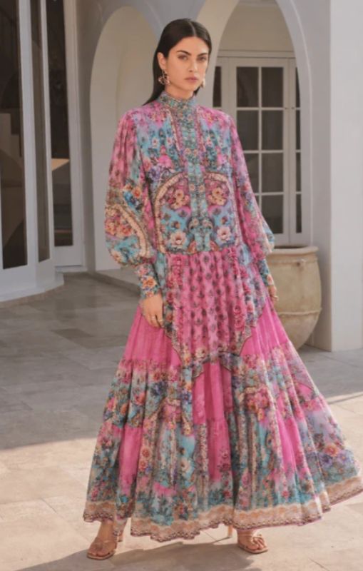 Paradiso button down maxi dress czarina princess bazaar