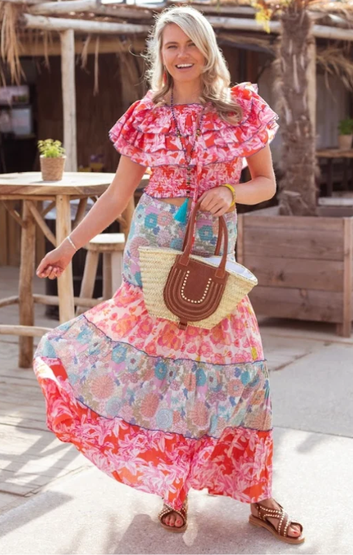 PlaceduSoleil-CottonMixPrintLongSkirt-S25-431princessbazaar1