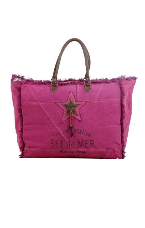 Popping pink weekender bag S-2805 myra princess bazaar