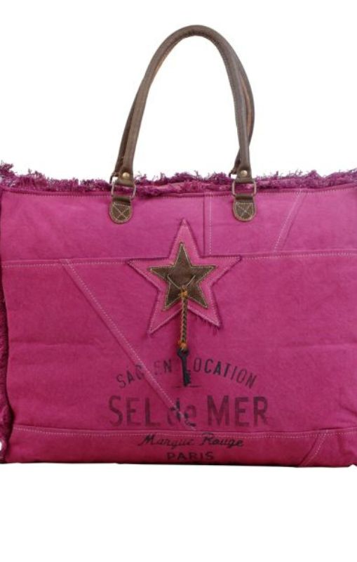 Popping pink weekender bag S-2805 myra princess bazaar