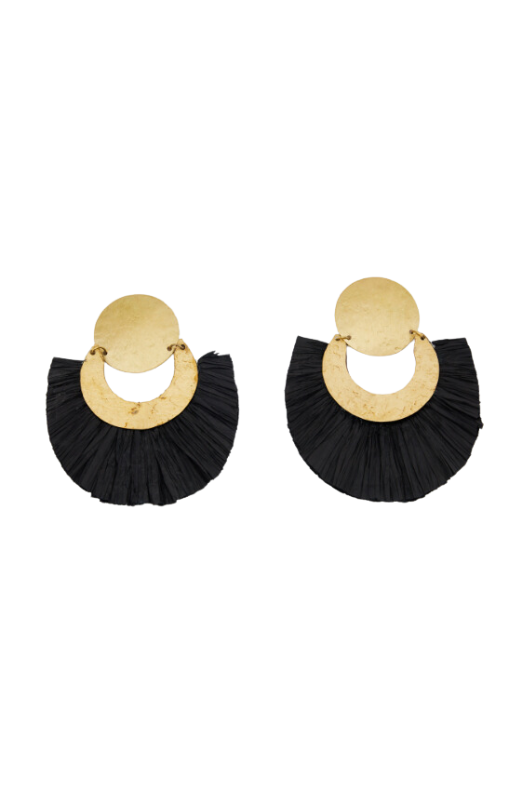 Holiday - ROMANA EARRINGS - BLACK - J-E2174