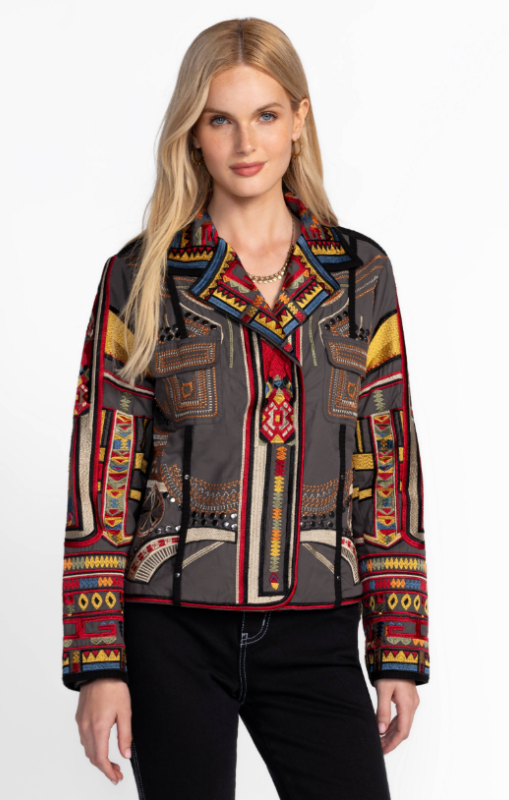 Johnny Was - RUFUS JACKET - Castor Grey - last one