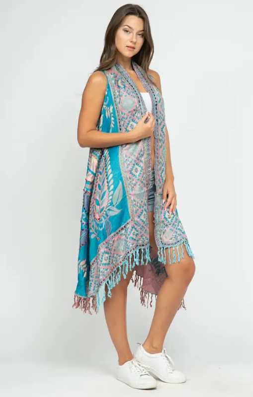 sachin and babi light blue dress Women's Embroidered Strawberry Tie-Front Swim Cover Up Dress
