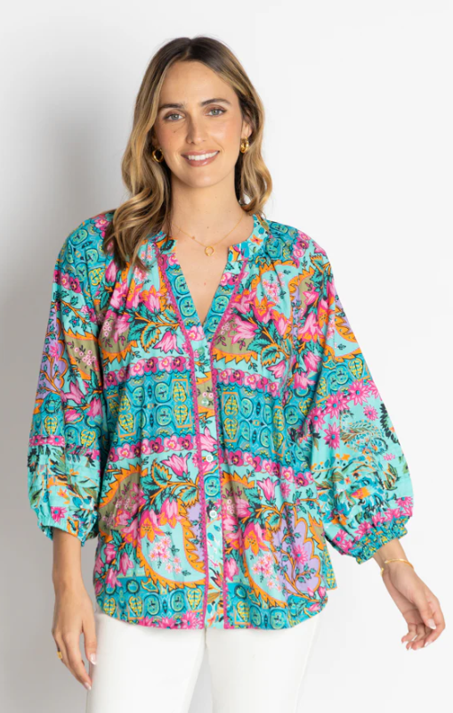 Lula Life - Ratana Shirt - Lagoon