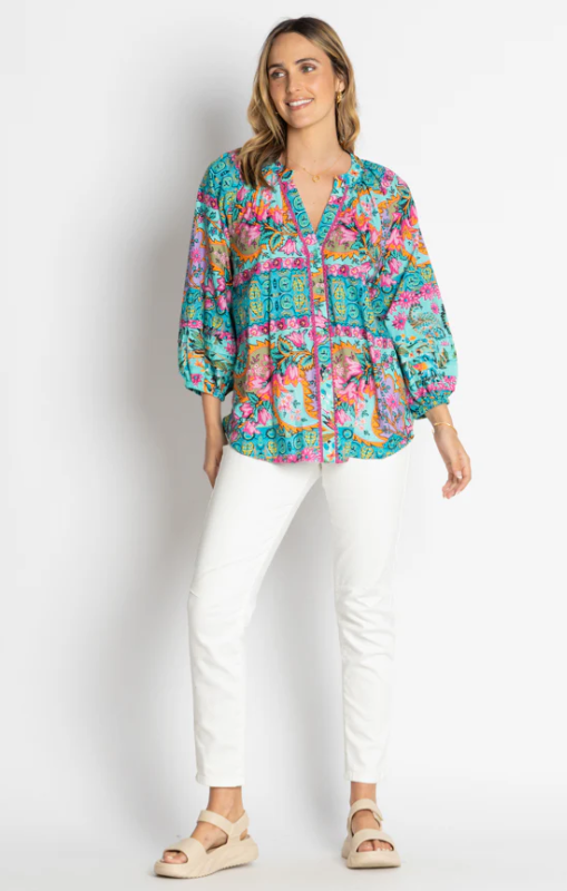 Lula Life - Ratana Shirt - Lagoon