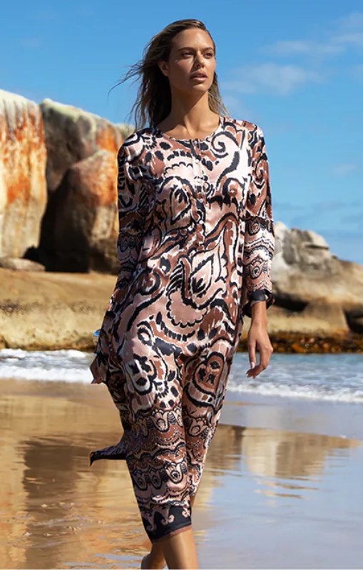 S25-04410-7044 Llew maxi valencia cupro mocha oneseason princess bazaar