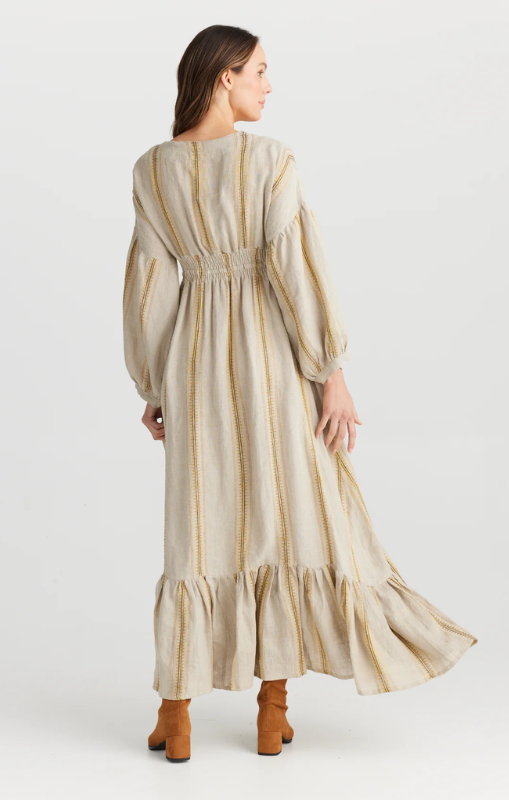 SHANTY BELLA DRESS - TAJ STRIPE - SH24072-2 - last one