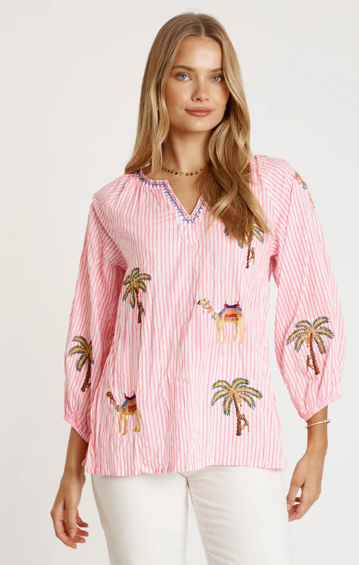 Sahara top candy stripe lula life princess bazaar