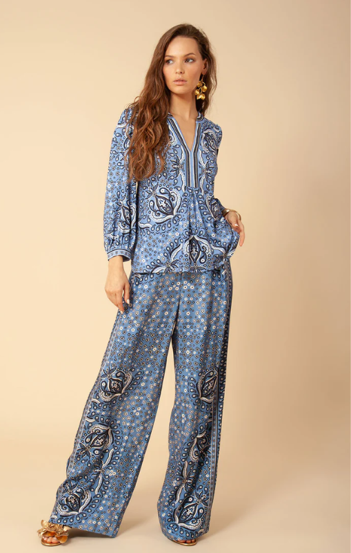 Hale Bob - Shira Jersey Top - Blue - 35WW2020