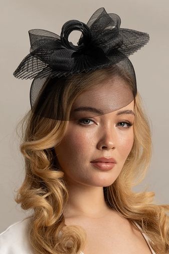 Simone Fascinator black morgan_taylor princess bazaar