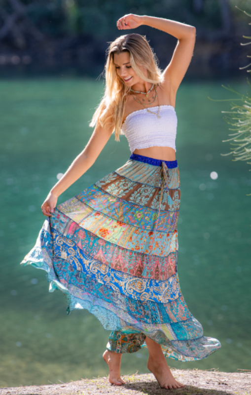 Steve skirt blue cienna princess bazaar