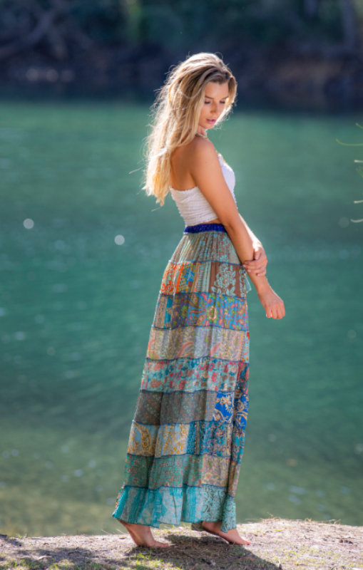 Steve skirt blue cienna princess bazaar