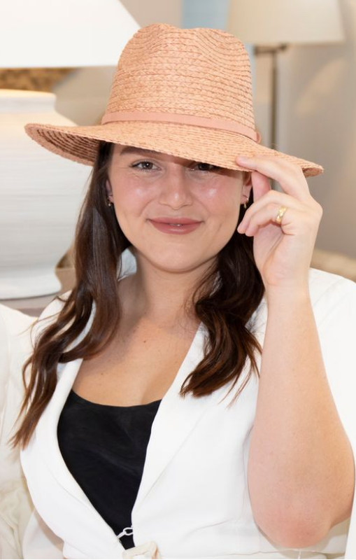 Sundaise - Winona Panama Raffia Pink