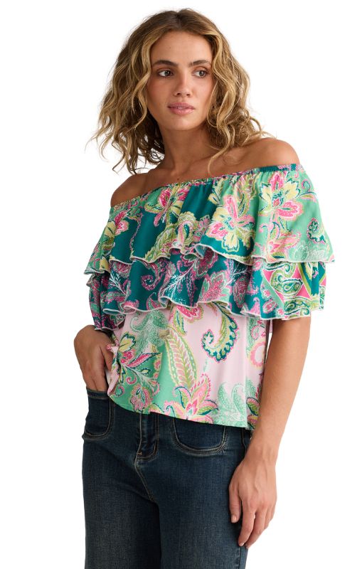 Talisman - Gateway Top - Paisley Dream - TA25221-3 - last one