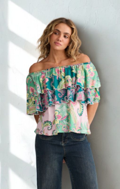 Talisman - Gateway Top - Paisley Dream - TA25221-3 - last one