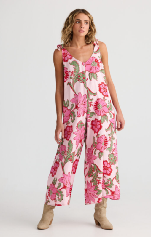 TA25243-2 Temple jump suit pink ibiza talisman princess bazaar