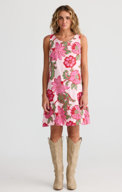 TA25258-1 Zephyr dress pink ibiza talisman princess bazaar