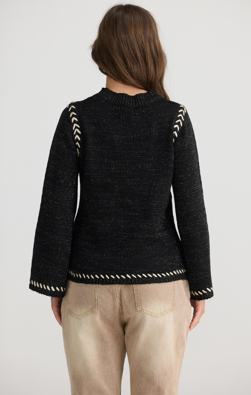 Talisman-DaintreeKnit-BlackMetallic-TA25143-1princessbazaar1