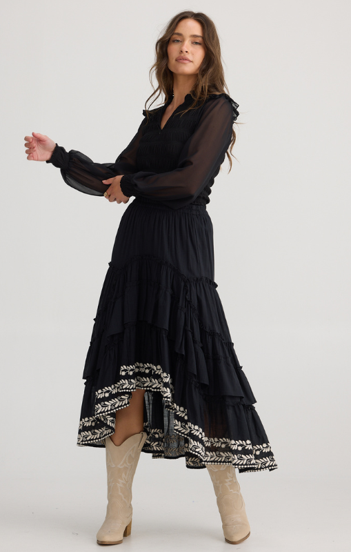 Talisman-SassySkirt-BlackWOffWhite-TA25062-3princessbazaar1