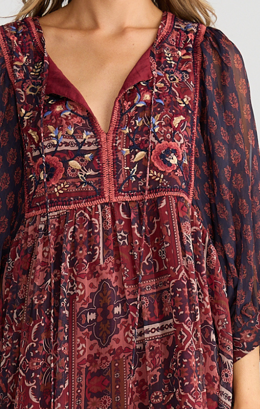 Talisman - Wisteria Mini Dress - Mystic Weave - TA26082-3 princess bazaar