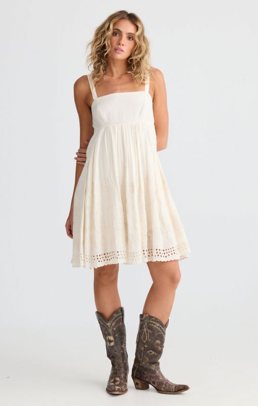 Talisman goddess mini dress off white Ta25297-1 princess bazaar1