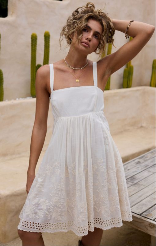 Talisman goddess mini dress off white Ta25297-1 princess bazaar1