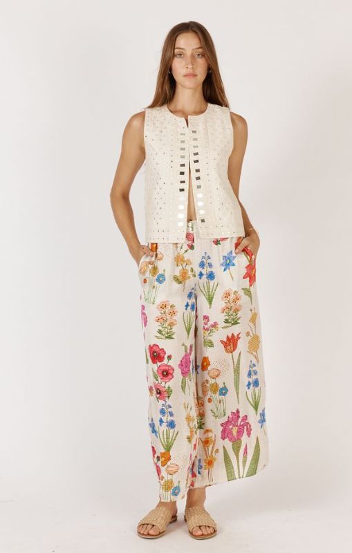 Tea pant cream ruby yaya princess bazaar