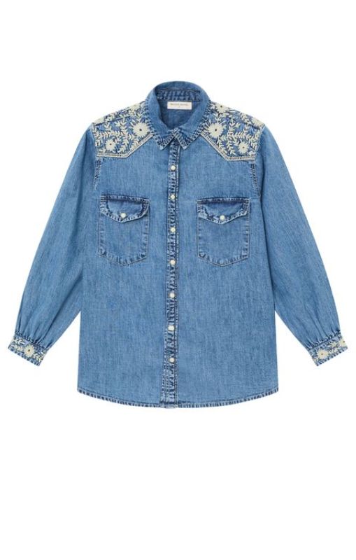 Thelma Shirt - Blue Haze - Arizona