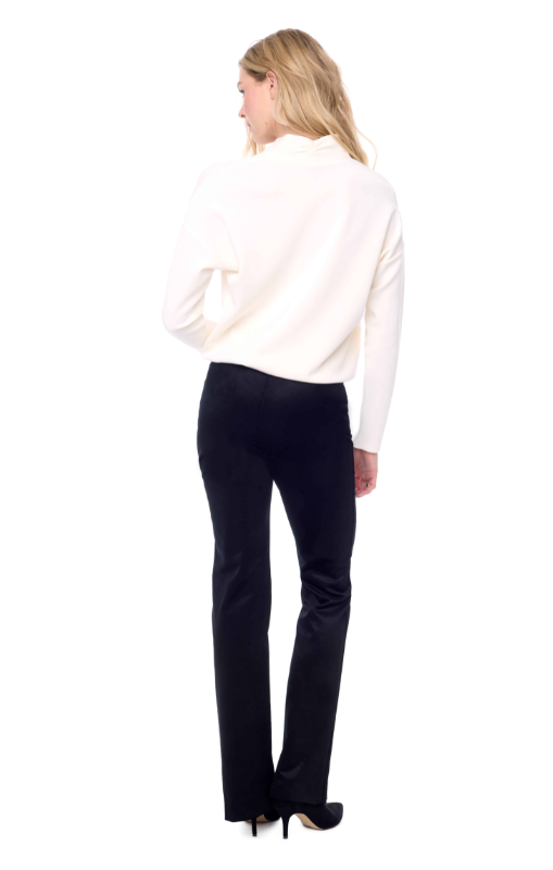 Up! - VELVETEEN SLIM BOOTCUT PANT - 67933UP - Black