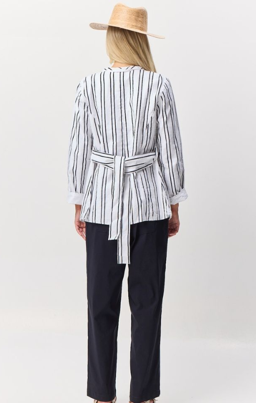 Valia-MagnoliaJacket-BlackWhiteStripes-LS002princessbazaar1