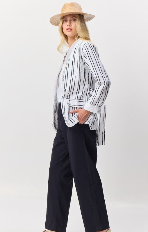 Valia-MagnoliaJacket-BlackWhiteStripes-LS002princessbazaar1