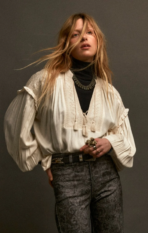 Vega casablanca muse ecru blouse maison hotel princess bazaar