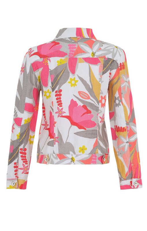 25705 scent of gardenia linen jacket dolcezza princessbazaar