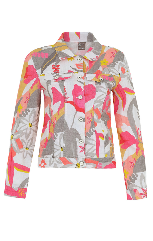 25705 scent of gardenia linen jacket dolcezza princessbazaar