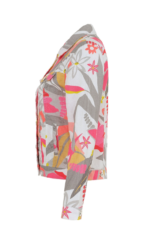 25705 scent of gardenia linen jacket dolcezza princessbazaar