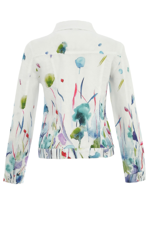 25784 Misty blossom linen jacket dolcezza princess bazaar