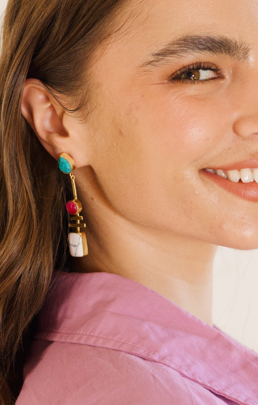 Zoda-NaturalStoneEarringAquaPink-EA205princessbazaar