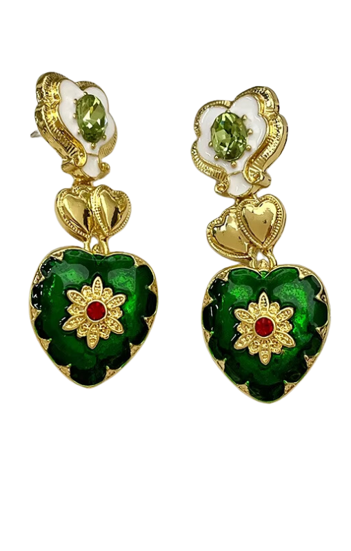 Bhyza - Russian Heart Earring