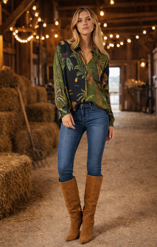 Lula Soul - Cheetah Shirt Multi