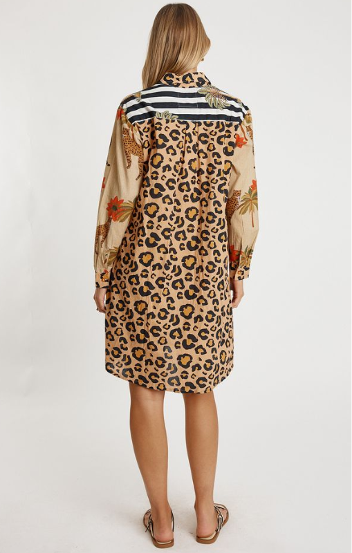 congo shirt dress natural lula life princess bazaar