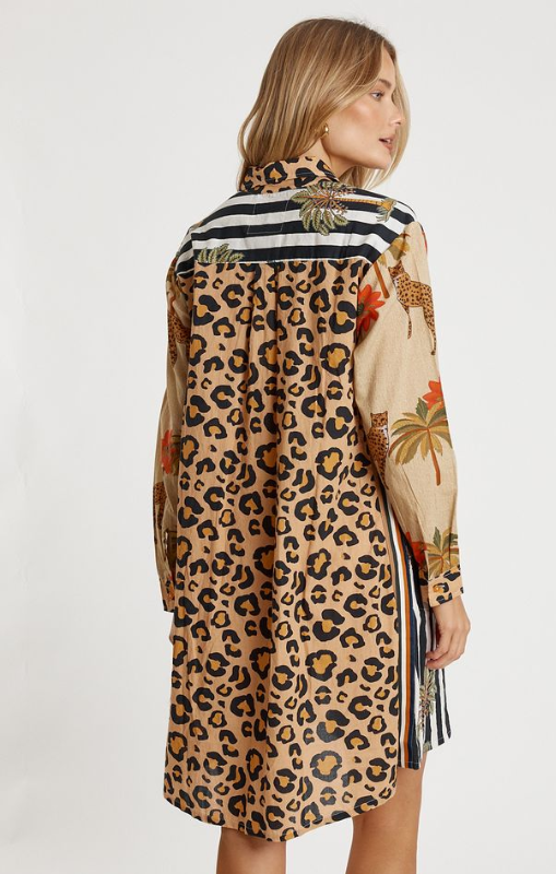 congo shirt dress natural lula life princess bazaar