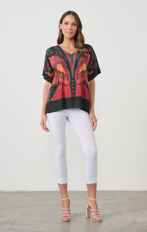cz1002 blouse kaleidoscope toucan caju princessbazaar
