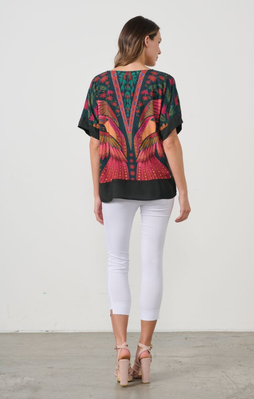 cz1002 blouse kaleidoscope toucan caju princessbazaar