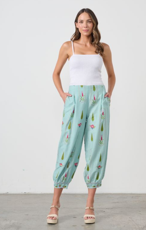cz1044 Garden block pant 1 caju princess bazaar