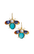 Zoda - Enamel Bee Earring - Blue - 221993EBLUE