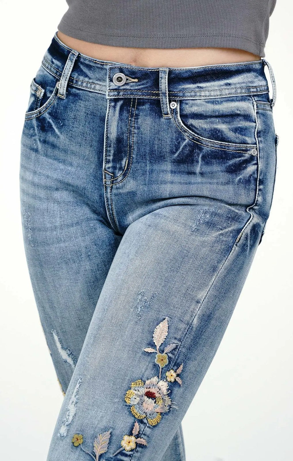 grace-in-la-floral-embroidery-high-waist-flare-jean-1-front