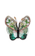 Zoda - Beaded Butterfly Brooch - Green - BR502