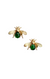Zoda - Green Bee - Stud Earring - 221987AGREEN