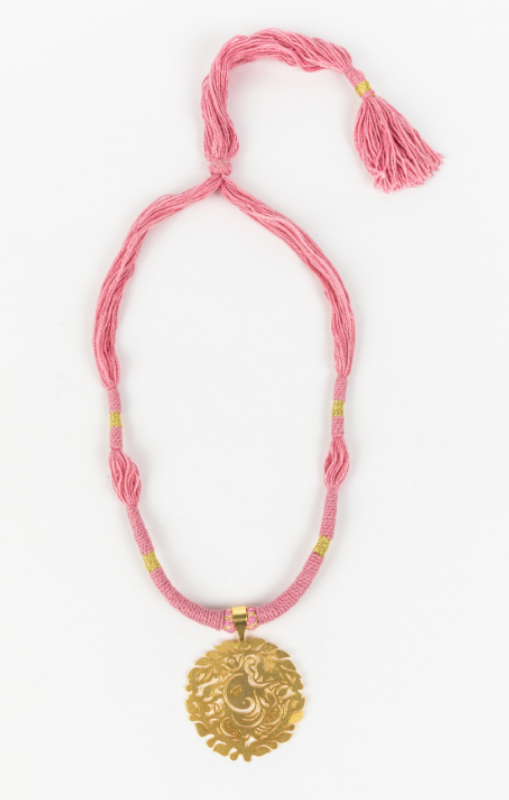 Holiday - Layla Disc Necklace - Pink - HL24746